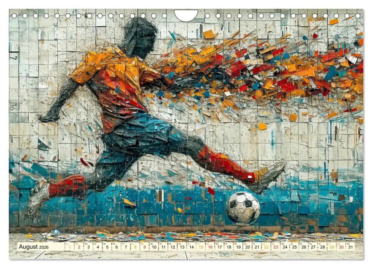 Bild: 9783457284285 | Fußball Graffiti - sportliche Kunst (Wandkalender 2026 DIN A4...