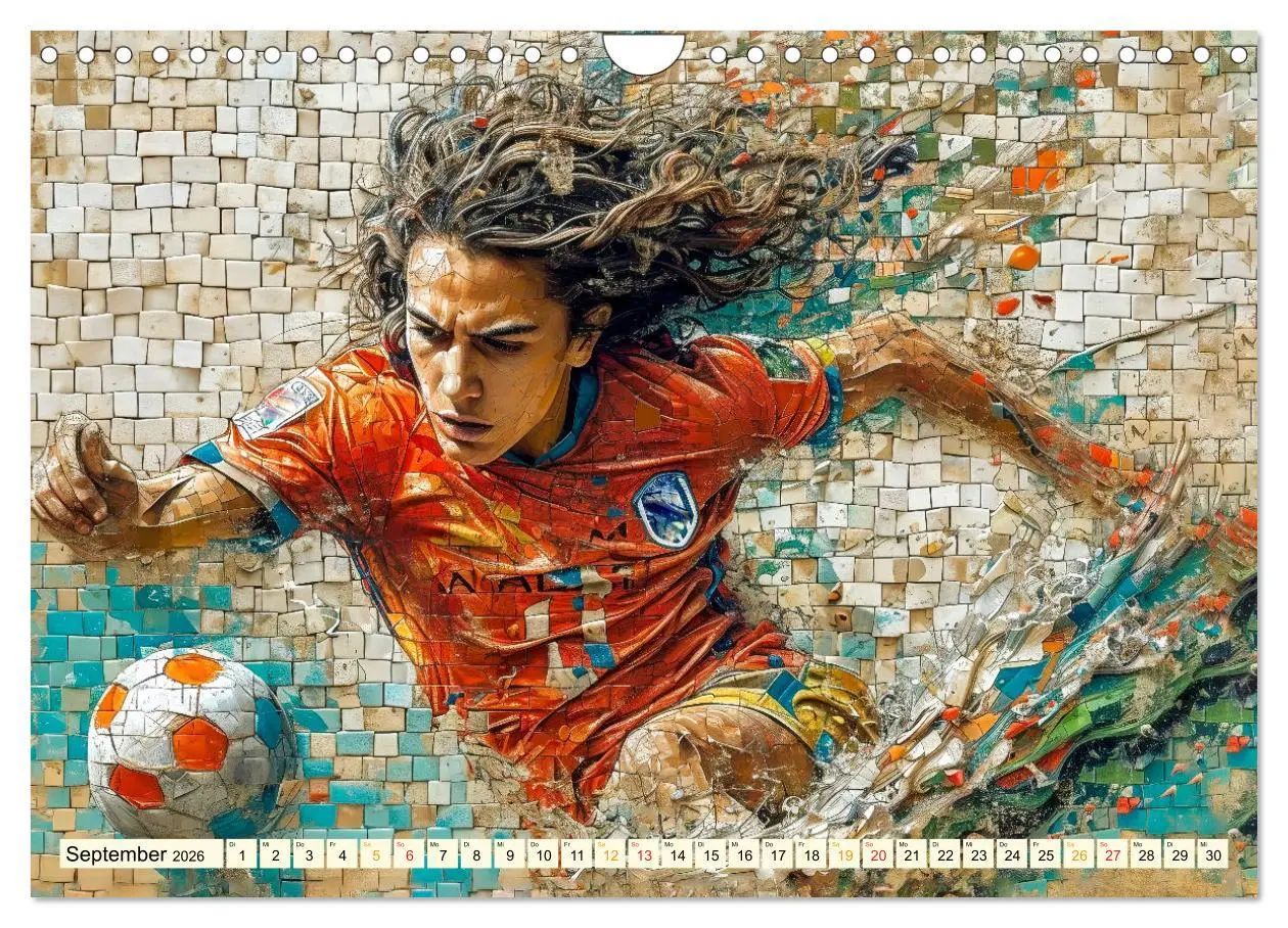 Bild: 9783457284285 | Fußball Graffiti - sportliche Kunst (Wandkalender 2026 DIN A4...