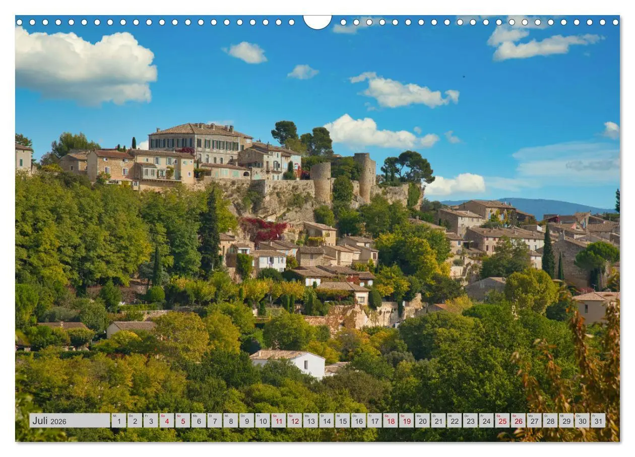 Bild: 9783457594285 | Frankreichs idyllische Dörfer (Wandkalender 2026 DIN A3 quer),...