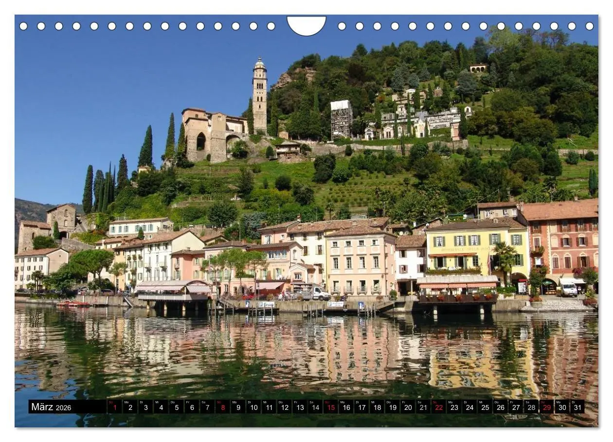 Bild: 9783516134285 | Wunderschönes Tessin (Wandkalender 2026 DIN A4 quer), CALVENDO...