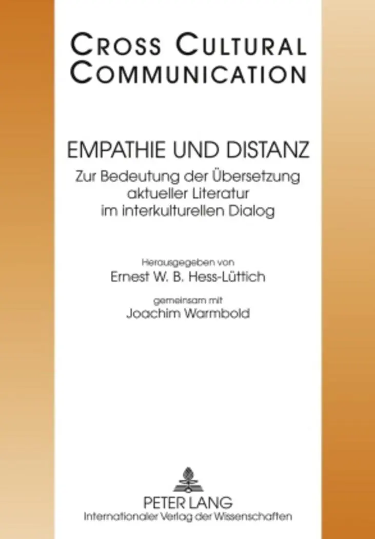 Cover: 9783631594285 | Empathie und Distanz | E. W. B. Hess-Lüttich (u. a.) | Taschenbuch