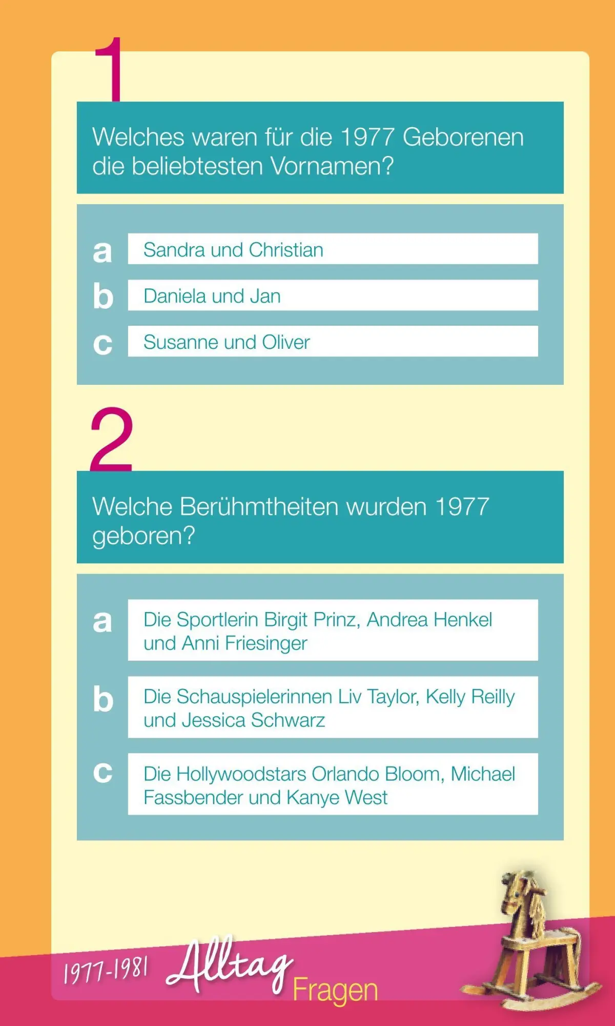 Bild: 9783831334285 | Wir vom Jahrgang 1977 - Das Quiz | Matthias Rickling | Taschenbuch