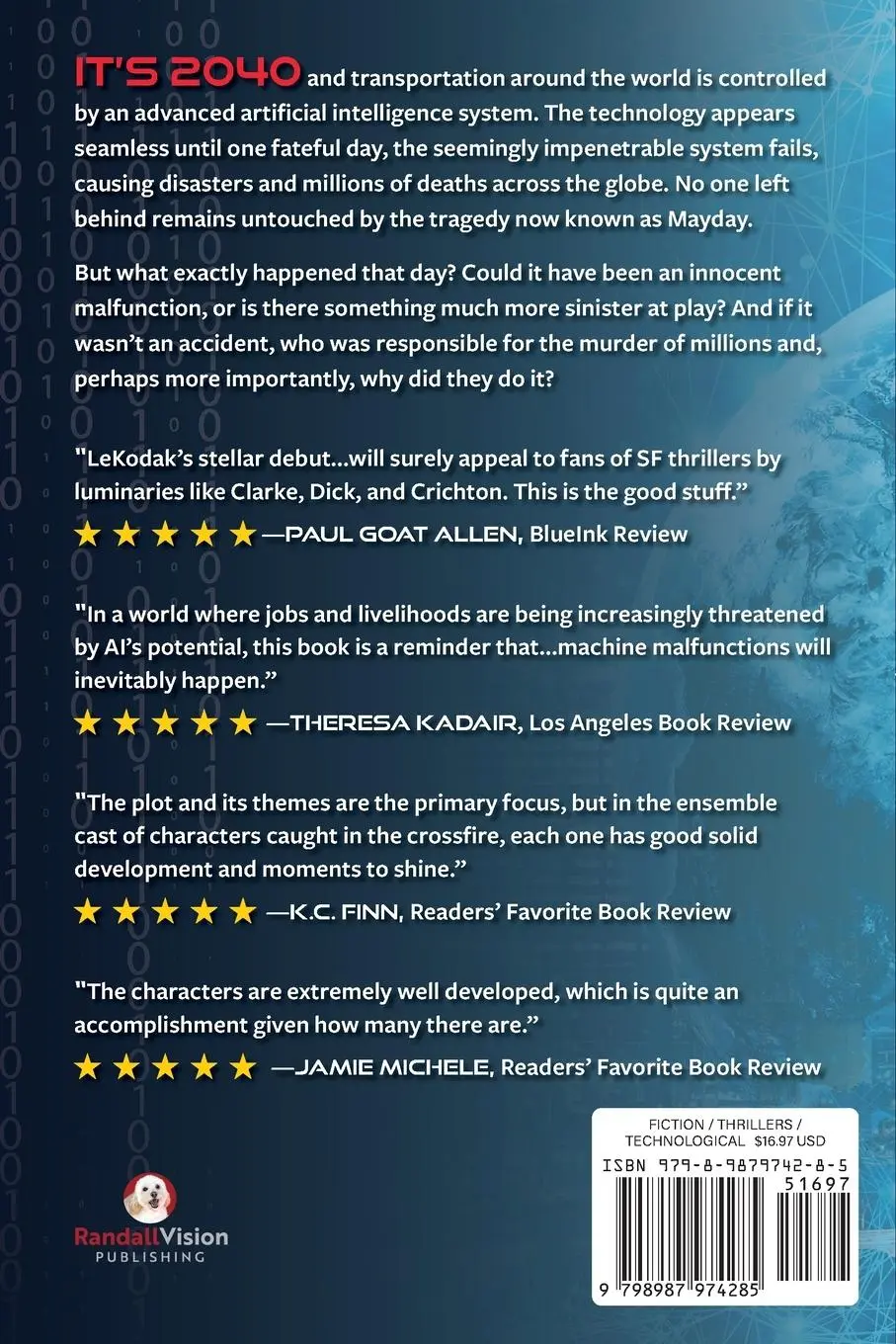 Rückseite: 9798987974285 | The Dawn of AI | Ryan Lekodak | Taschenbuch | Englisch | 2023