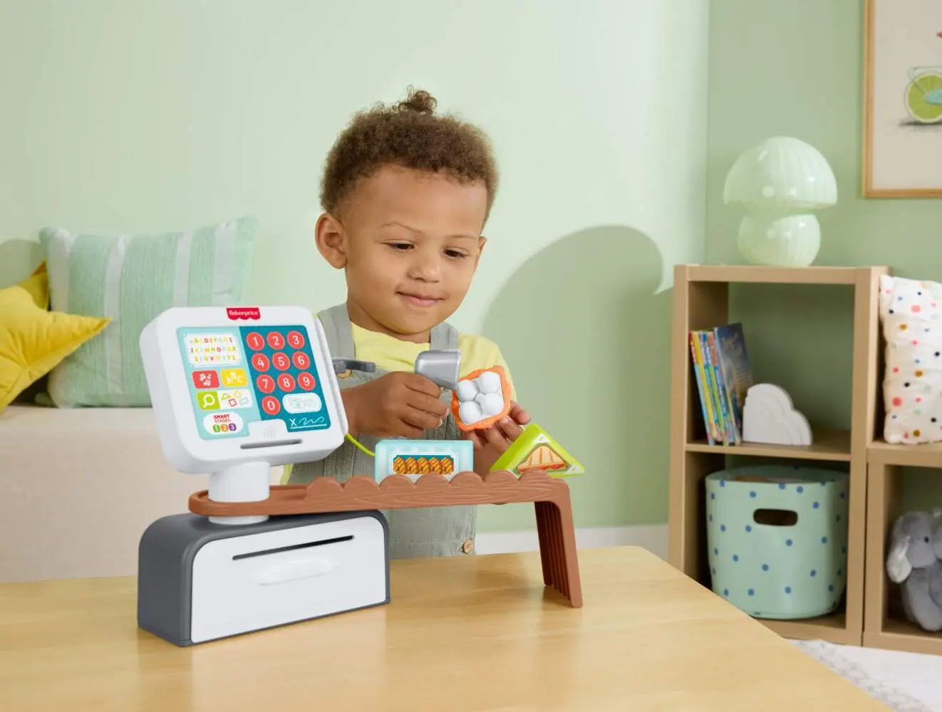 Bild: 194735324385 | Fisher-Price Lernspaß Meine erste Spielkasse | Offene Verpackung