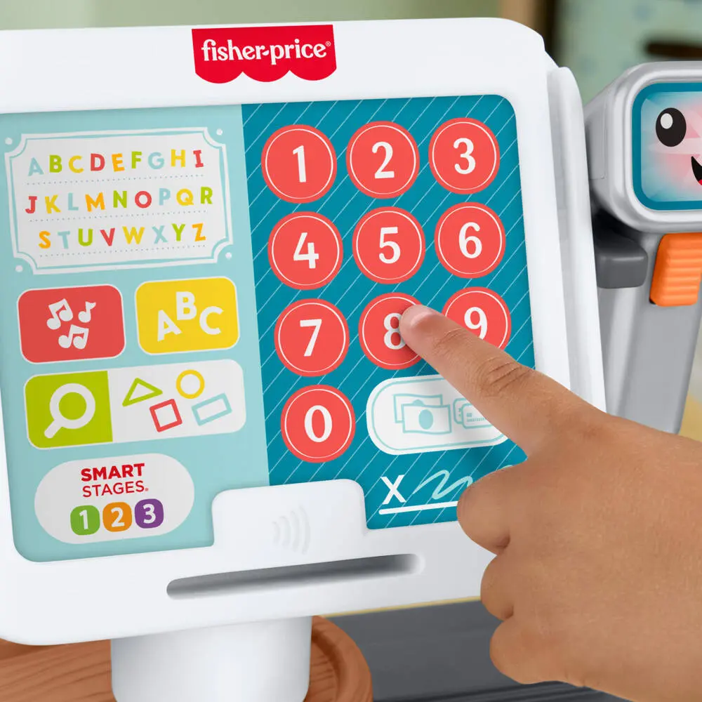 Bild: 194735324385 | Fisher-Price Lernspaß Meine erste Spielkasse | Offene Verpackung