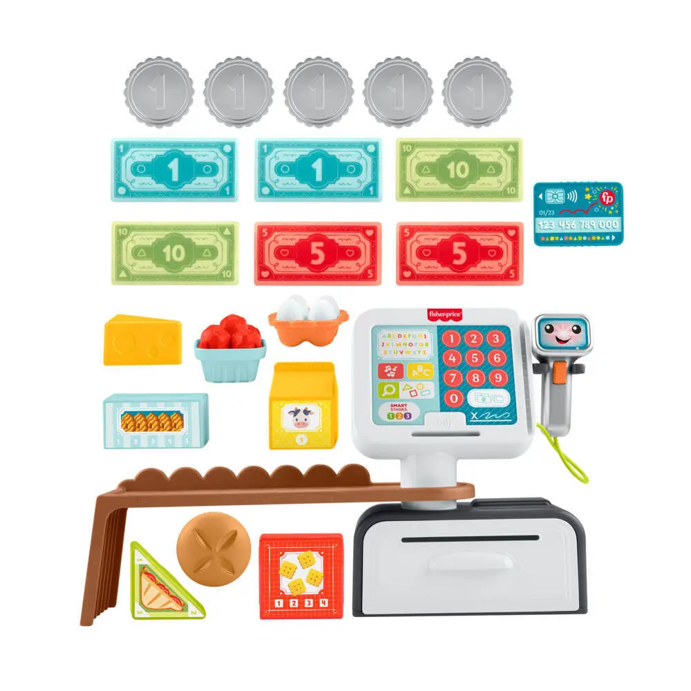 Bild: 194735324385 | Fisher-Price Lernspaß Meine erste Spielkasse | Offene Verpackung