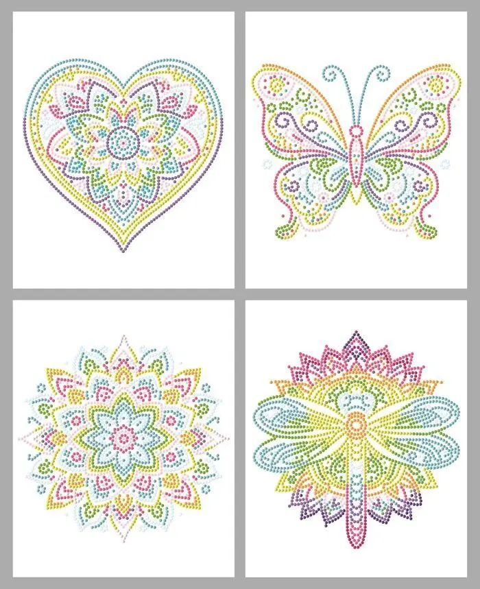 Bild: 4895225944385 | DOTZIES BY DIAMOND DOTZ - Diamond Painting Neon Mandalas | 2025