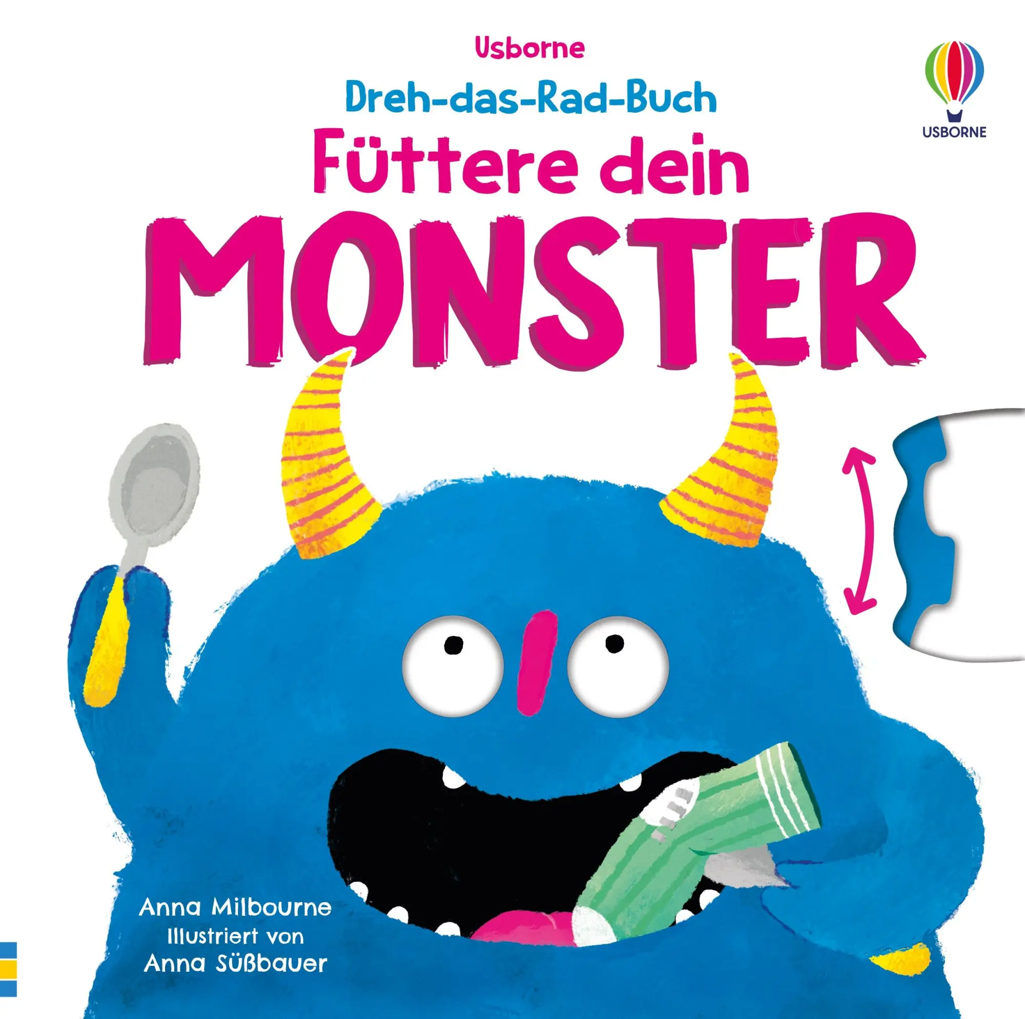 Cover: 9781035704385 | Dreh-das-Rad-Buch: Füttere dein Monster | Anna Milbourne | Buch | 2025