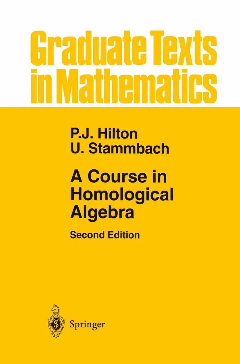Cover: 9781461264385 | A Course in Homological Algebra | Urs Stammbach (u. a.) | Taschenbuch