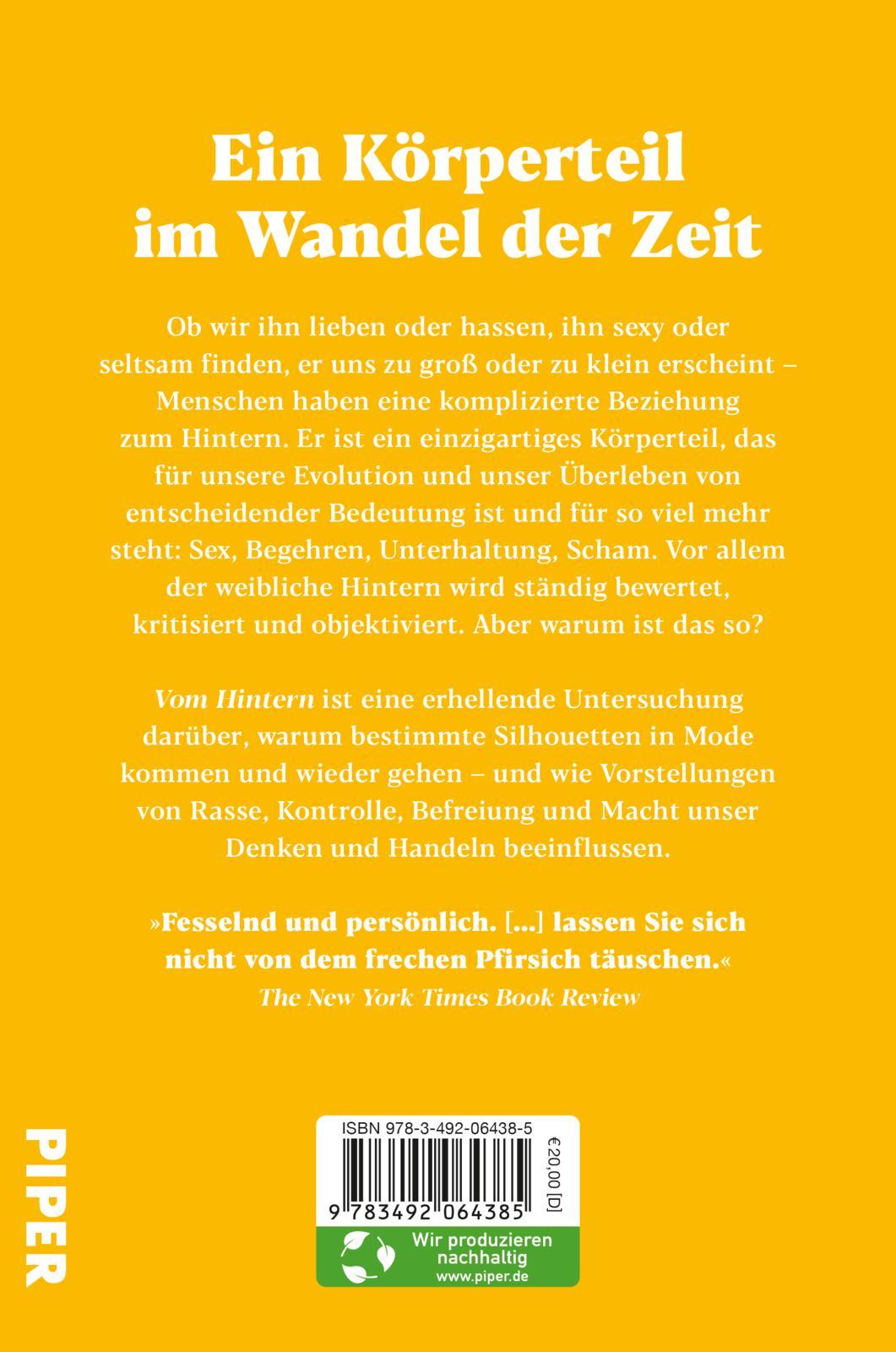Rückseite: 9783492064385 | Vom Hintern | Heather Radke | Taschenbuch | 352 S. | Deutsch | 2023
