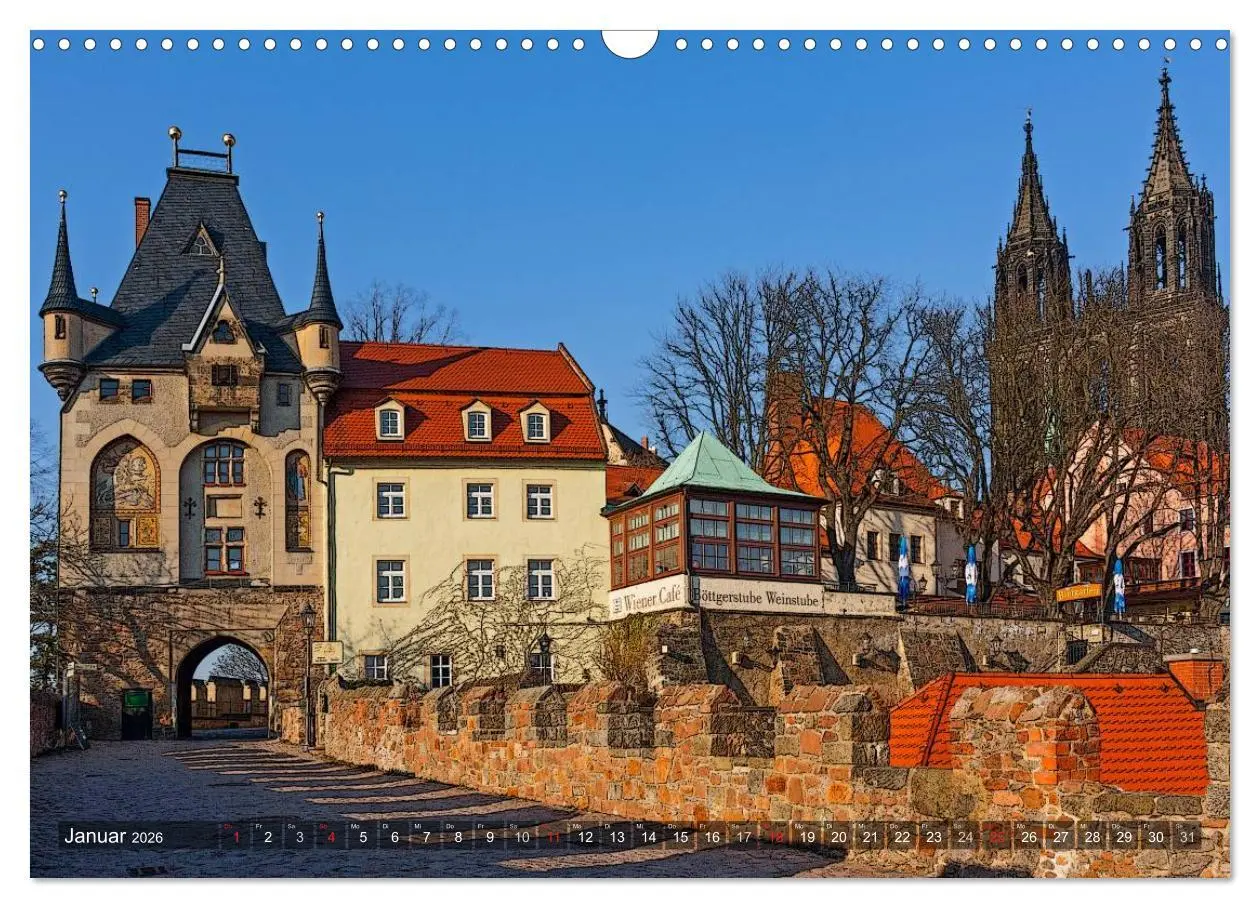 Bild: 9783516054385 | Das Jahr an der Elbe in Meißen (Wandkalender 2026 DIN A3 quer),...