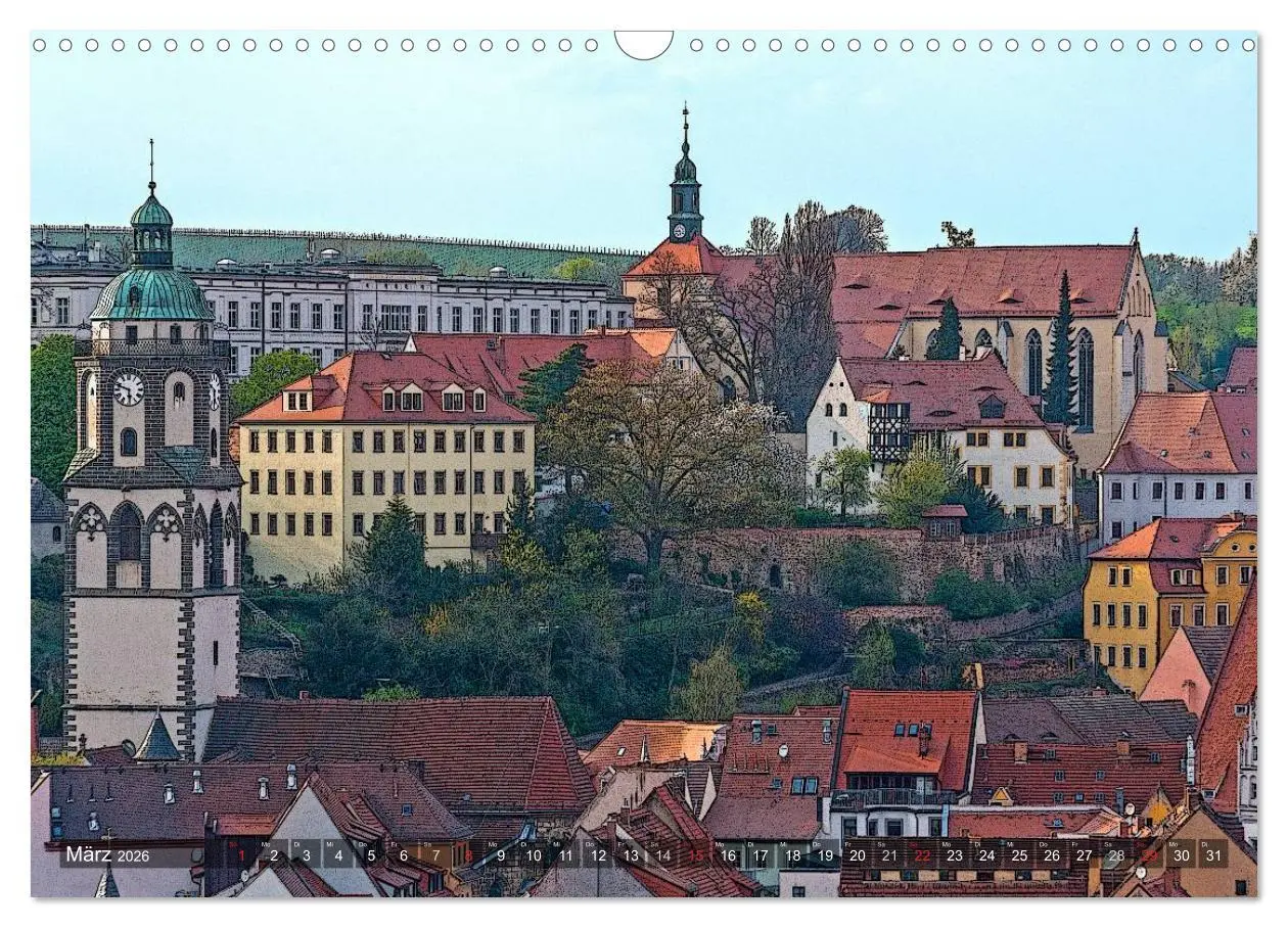Bild: 9783516054385 | Das Jahr an der Elbe in Meißen (Wandkalender 2026 DIN A3 quer),...
