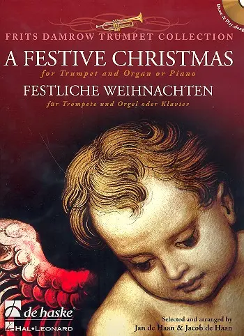 Cover: 9789043134385 | A Festive Christmas | for Trumpet and Organ or Piano | Buch + CD