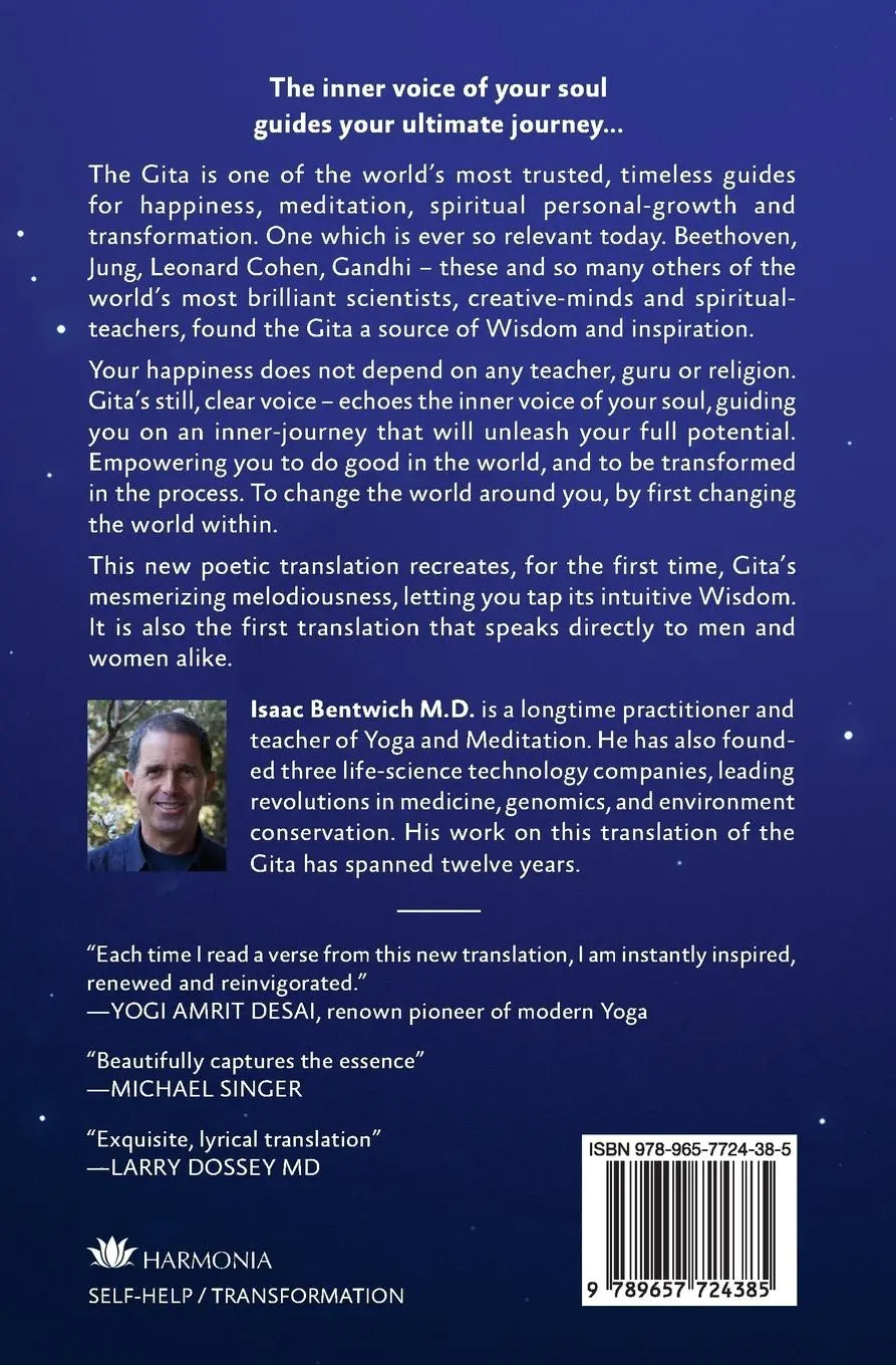 Rückseite: 9789657724385 | Gita - A Timeless Guide For Our Time | Isaac Bentwich M. D. | Buch