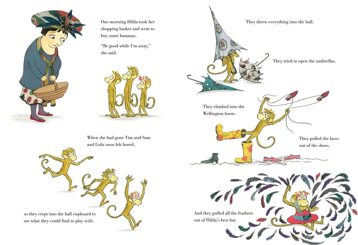 Bild: 9780008164485 | Three Little Monkeys | Quentin Blake | Taschenbuch | 32 S. | Englisch