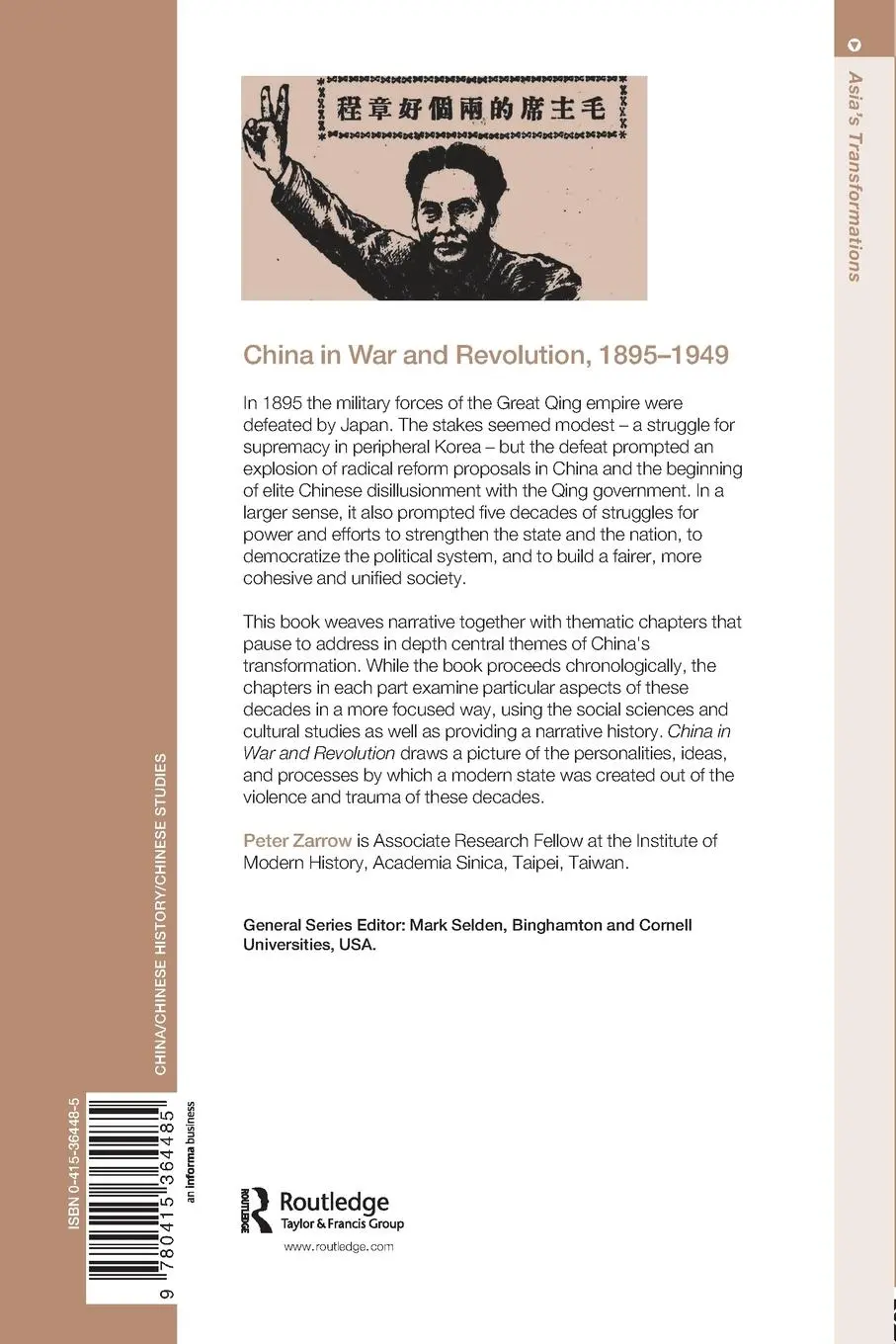 Rückseite: 9780415364485 | China in War and Revolution, 1895-1949 | Peter Zarrow | Taschenbuch