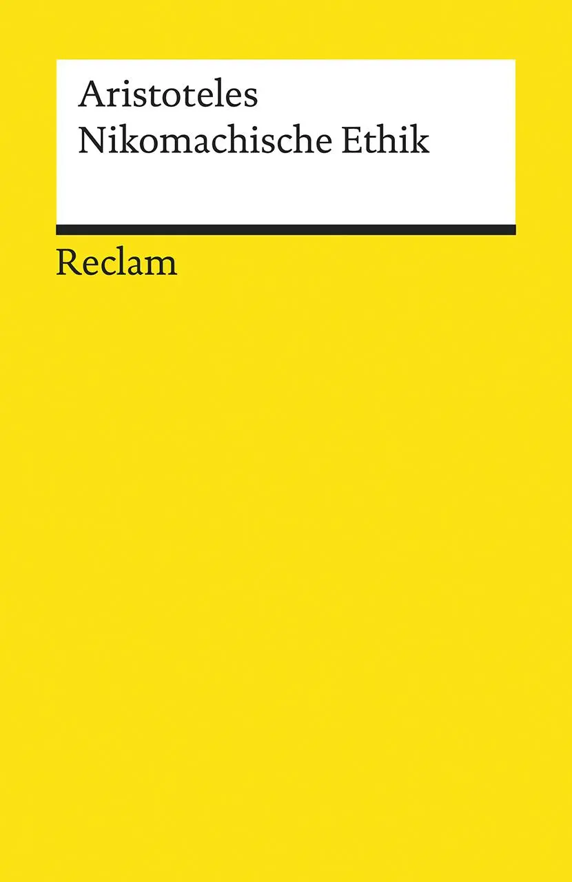 Cover: 9783150194485 | Nikomachische Ethik | Aristoteles | Taschenbuch | 411 S. | Deutsch