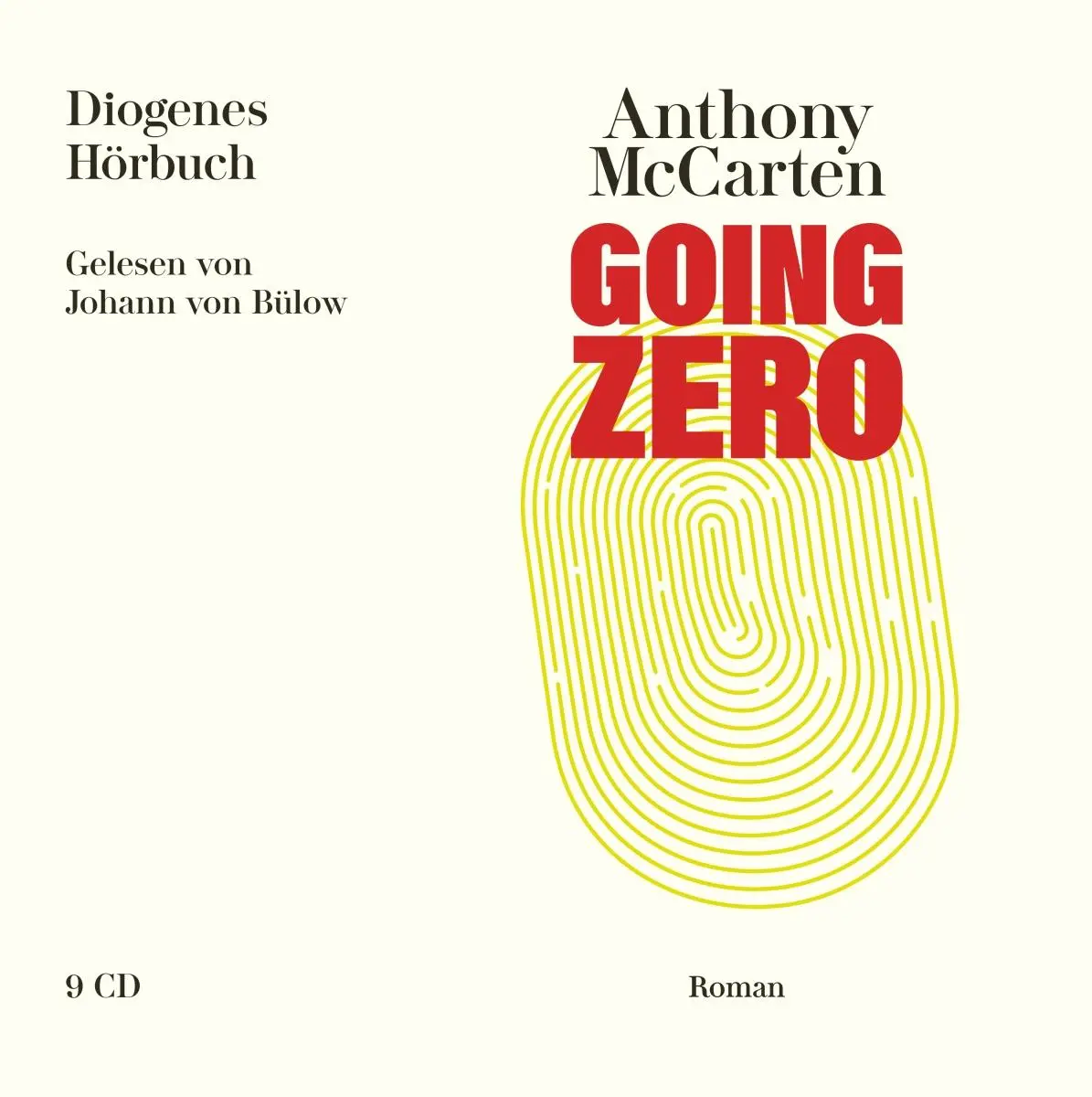 Cover: 9783257804485 | Going Zero | Anthony McCarten | Audio-CD | Diogenes Hörbuch | Deutsch