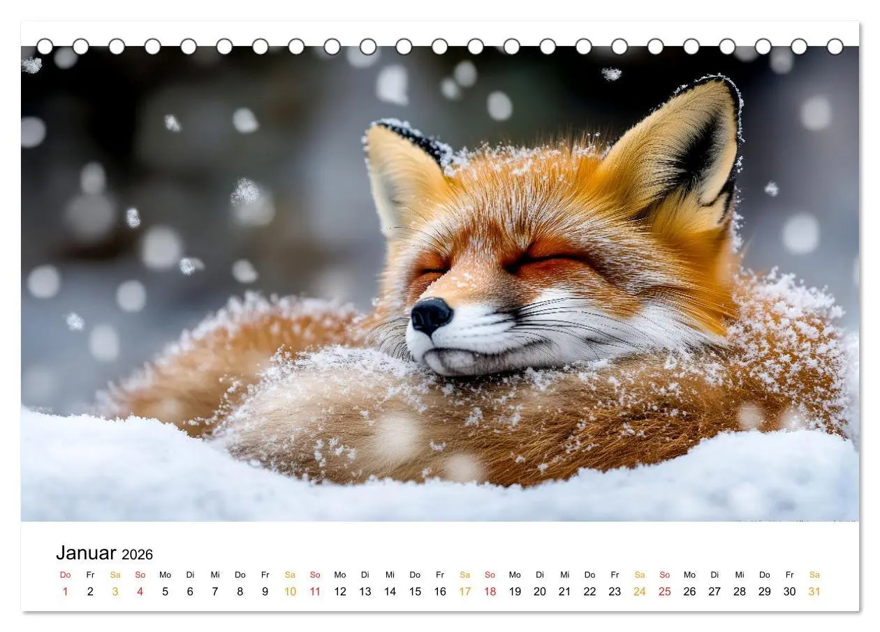 Bild: 9783457334485 | Wilde Tierwelt im Wald (Tischkalender 2026 DIN A5 quer), CALVENDO...