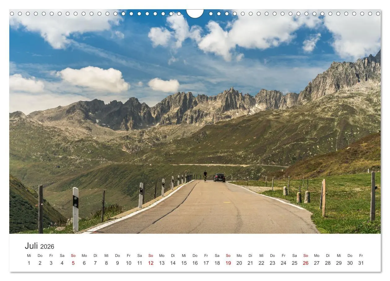Bild: 9783457404485 | Schweizer Alpenpässe (Wandkalender 2026 DIN A3 quer), CALVENDO...