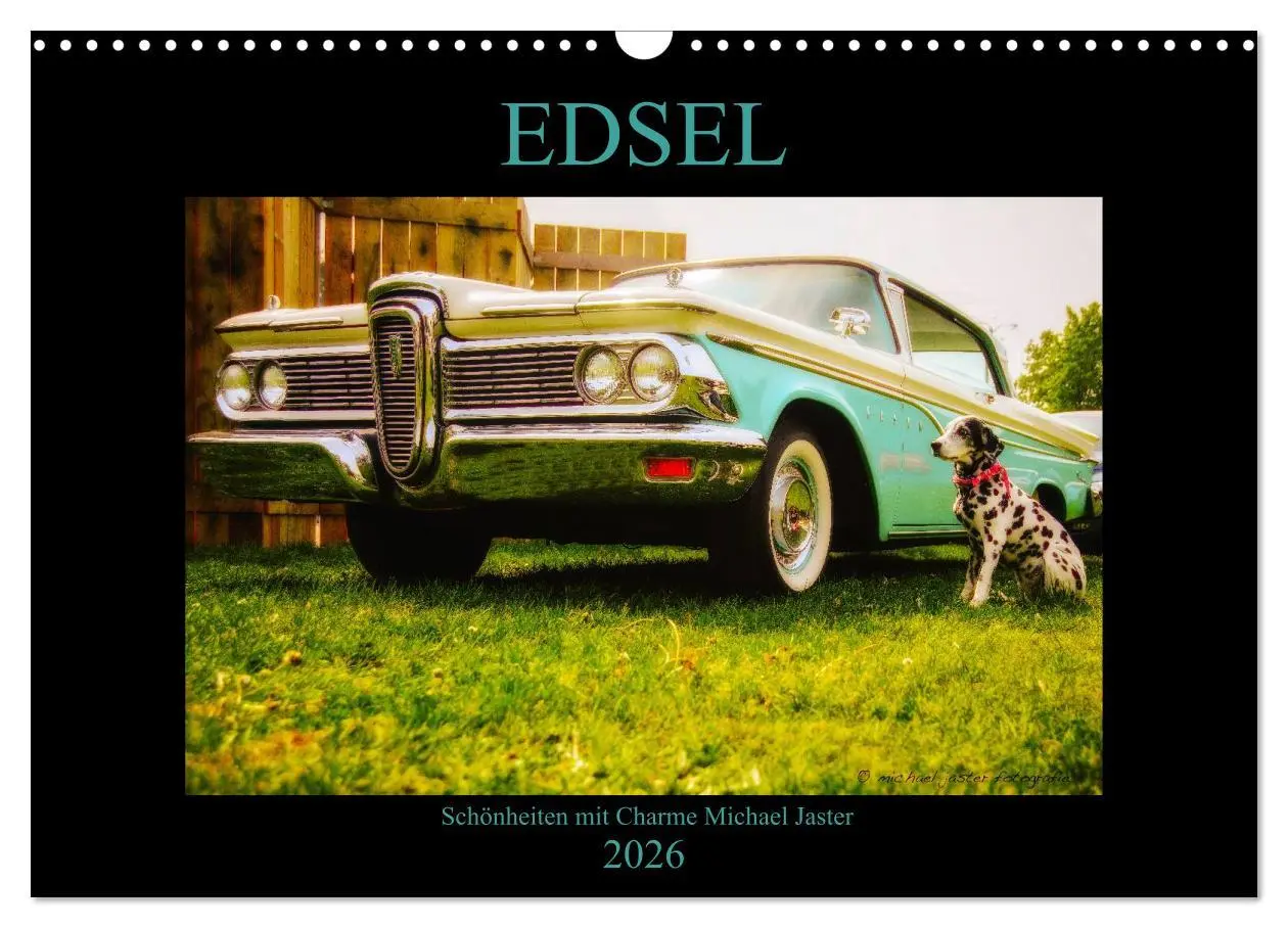 Cover: 9783516044485 | Edsel Schönheiten mit Charme (Wandkalender 2026 DIN A3 quer),...