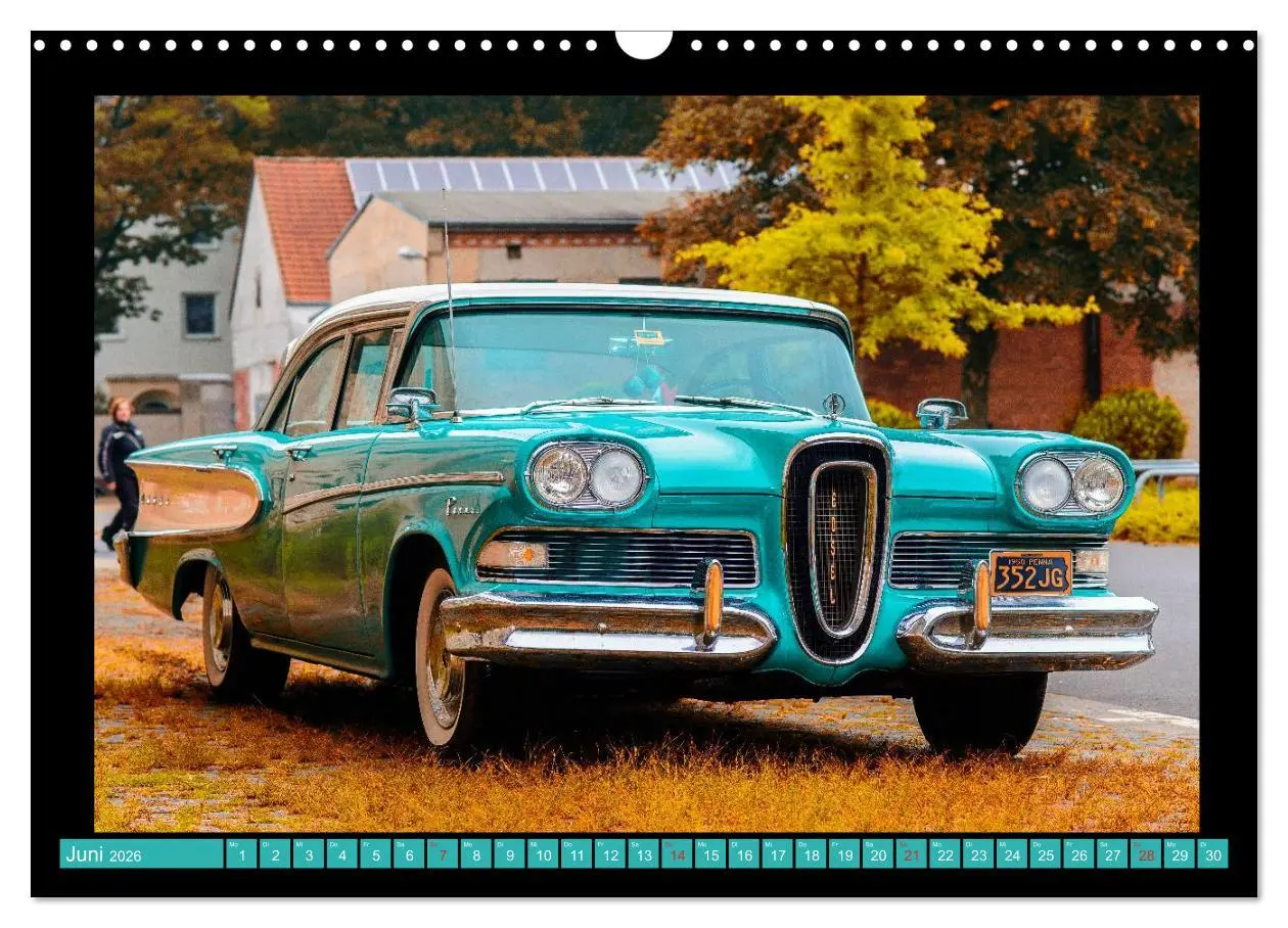 Bild: 9783516044485 | Edsel Schönheiten mit Charme (Wandkalender 2026 DIN A3 quer),...
