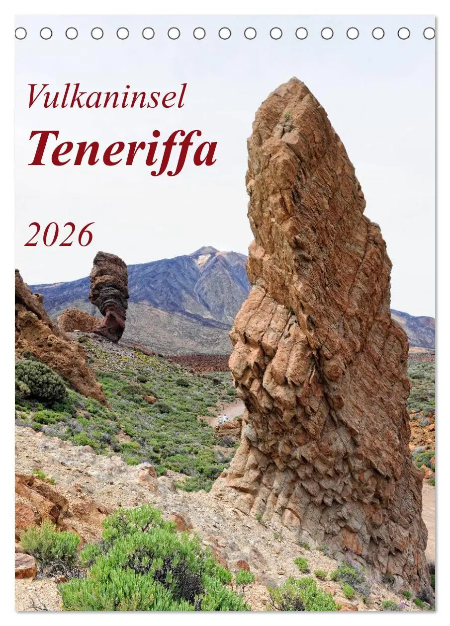 Cover: 9783516424485 | Vulkaninsel Teneriffa (Tischkalender 2026 DIN A5 hoch), CALVENDO...