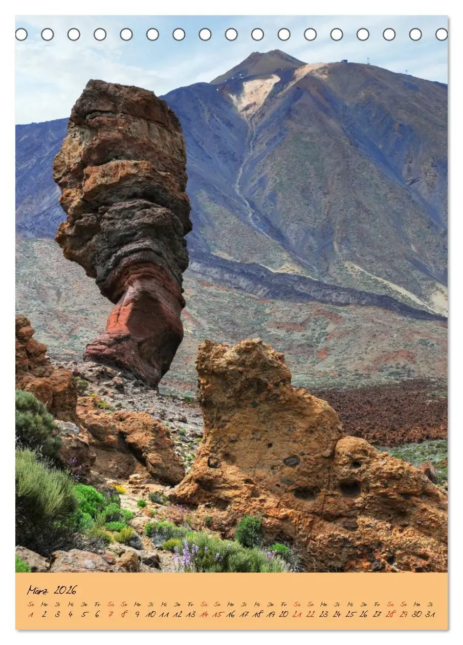 Bild: 9783516424485 | Vulkaninsel Teneriffa (Tischkalender 2026 DIN A5 hoch), CALVENDO...