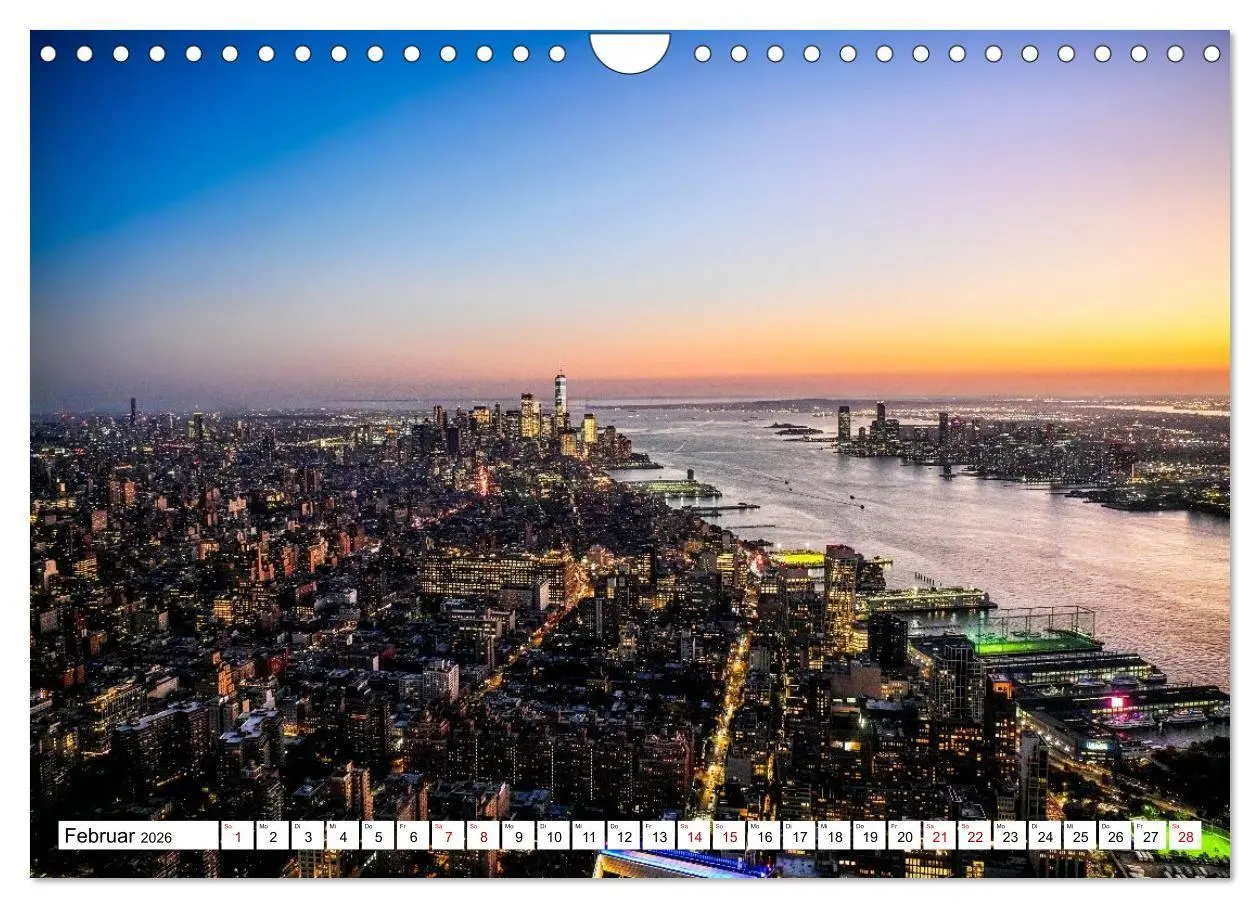 Bild: 9783516734485 | Wundervolles New York (Wandkalender 2026 DIN A4 quer), CALVENDO...
