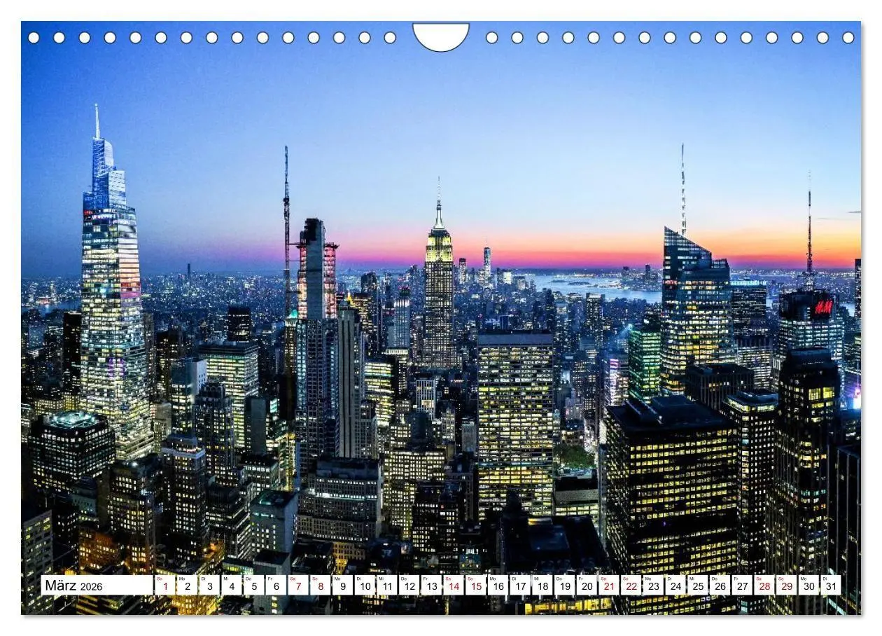 Bild: 9783516734485 | Wundervolles New York (Wandkalender 2026 DIN A4 quer), CALVENDO...