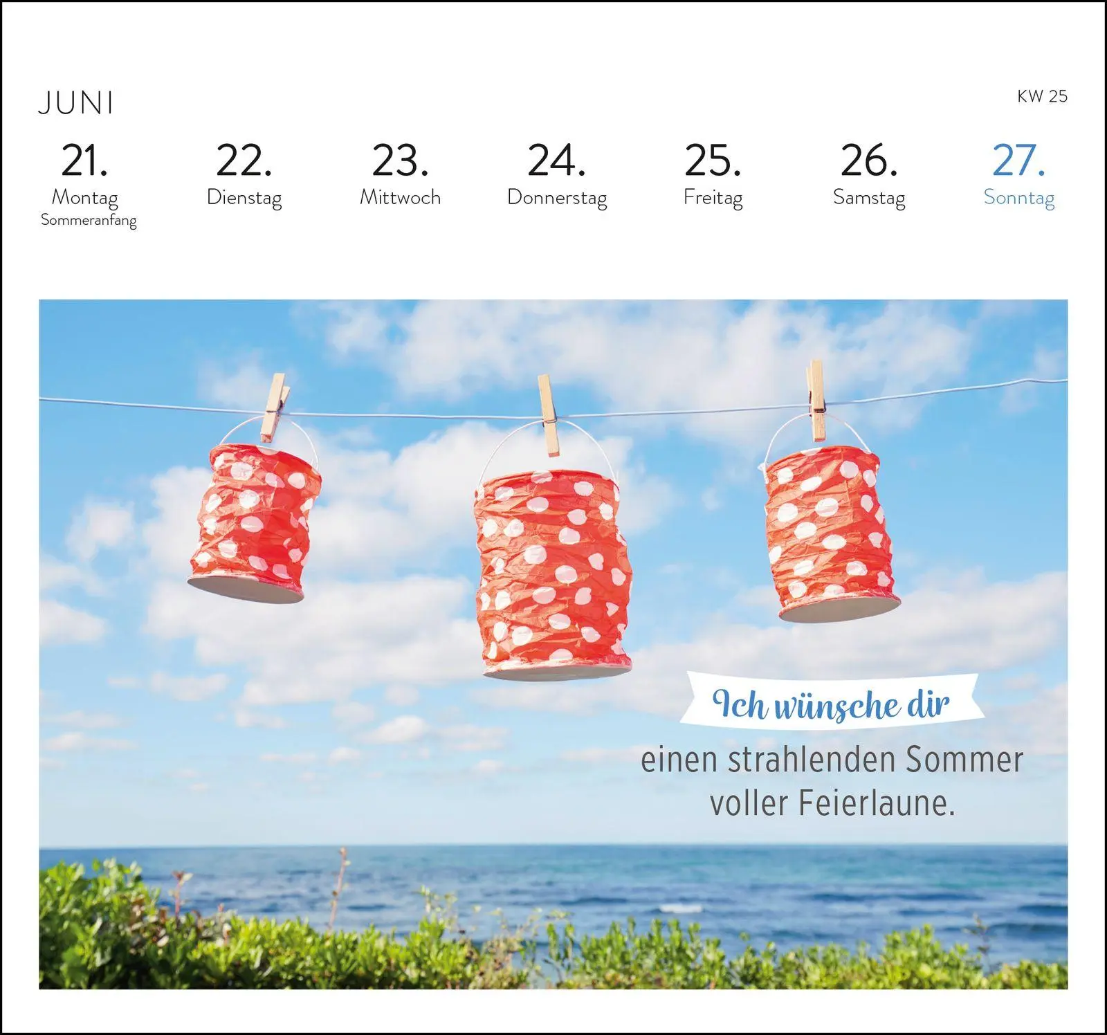 Bild: 4036442014585 | Postkartenkalender 2027: Was ich dir wünsche für jeden Tag | Verlag