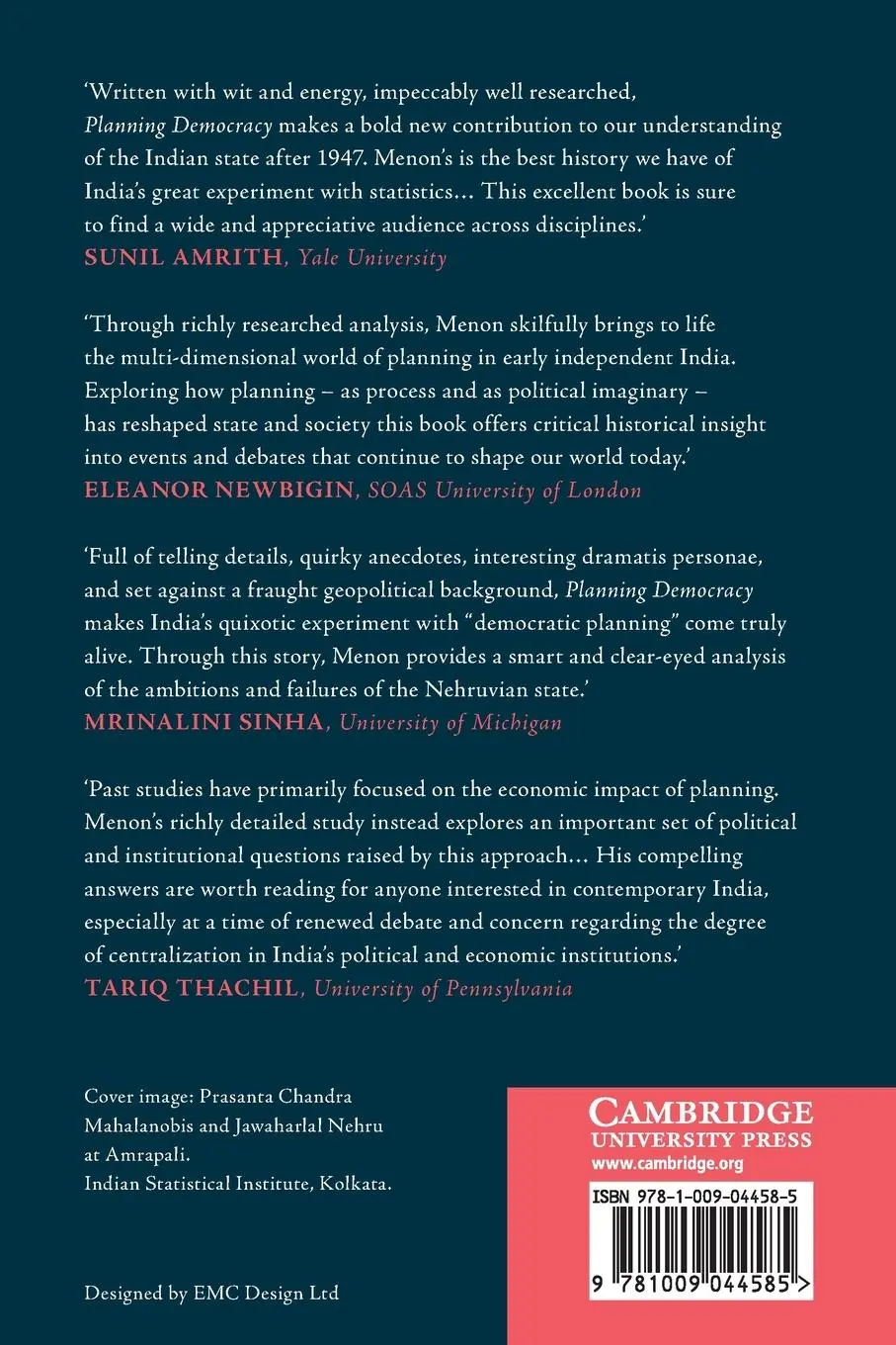 Rückseite: 9781009044585 | Planning Democracy | Nikhil Menon | Taschenbuch | Englisch | 2022