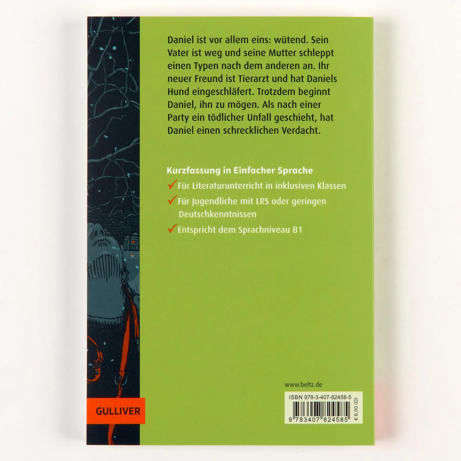 Rückseite: 9783407824585 | Kurzfassung in Einfacher Sprache. Krummer Hund | Juliane Pickel | Buch