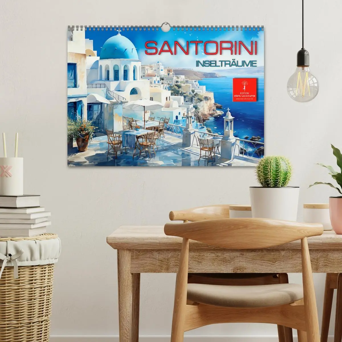 Bild: 9783457494585 | Santorini Inselträume (Wandkalender 2026 DIN A3 quer), CALVENDO...
