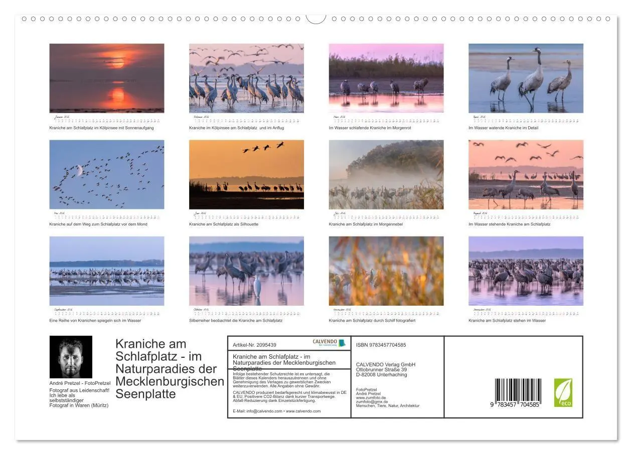 Bild: 9783457704585 | Kraniche am Schlafplatz - im Naturparadies der Mecklenburgischen...