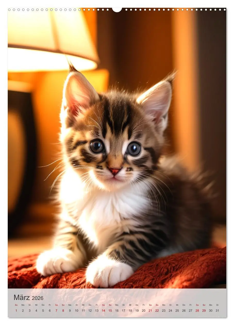 Bild: 9783516274585 | Katzenkinder (hochwertiger Premium Wandkalender 2026 DIN A2 hoch),...