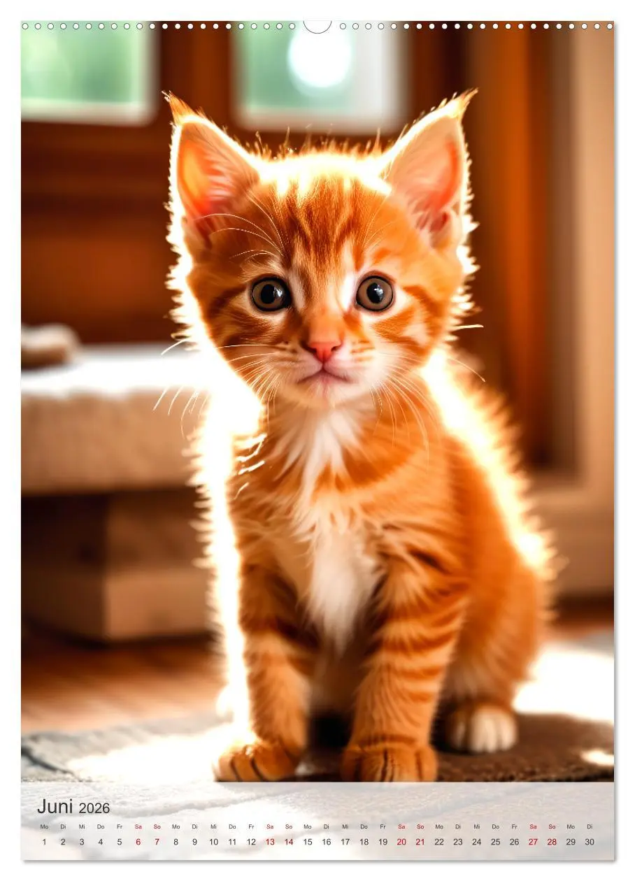 Bild: 9783516274585 | Katzenkinder (hochwertiger Premium Wandkalender 2026 DIN A2 hoch),...
