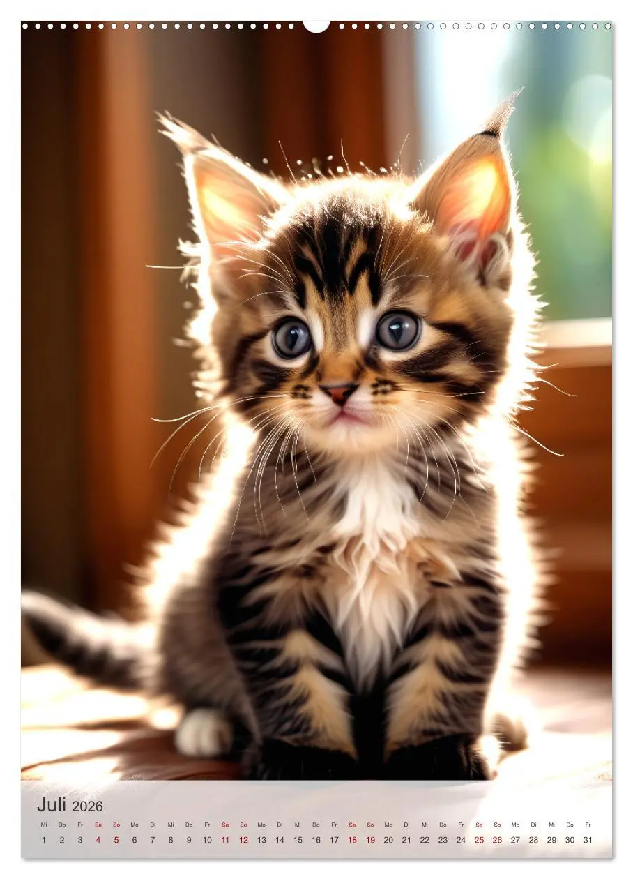 Bild: 9783516274585 | Katzenkinder (hochwertiger Premium Wandkalender 2026 DIN A2 hoch),...