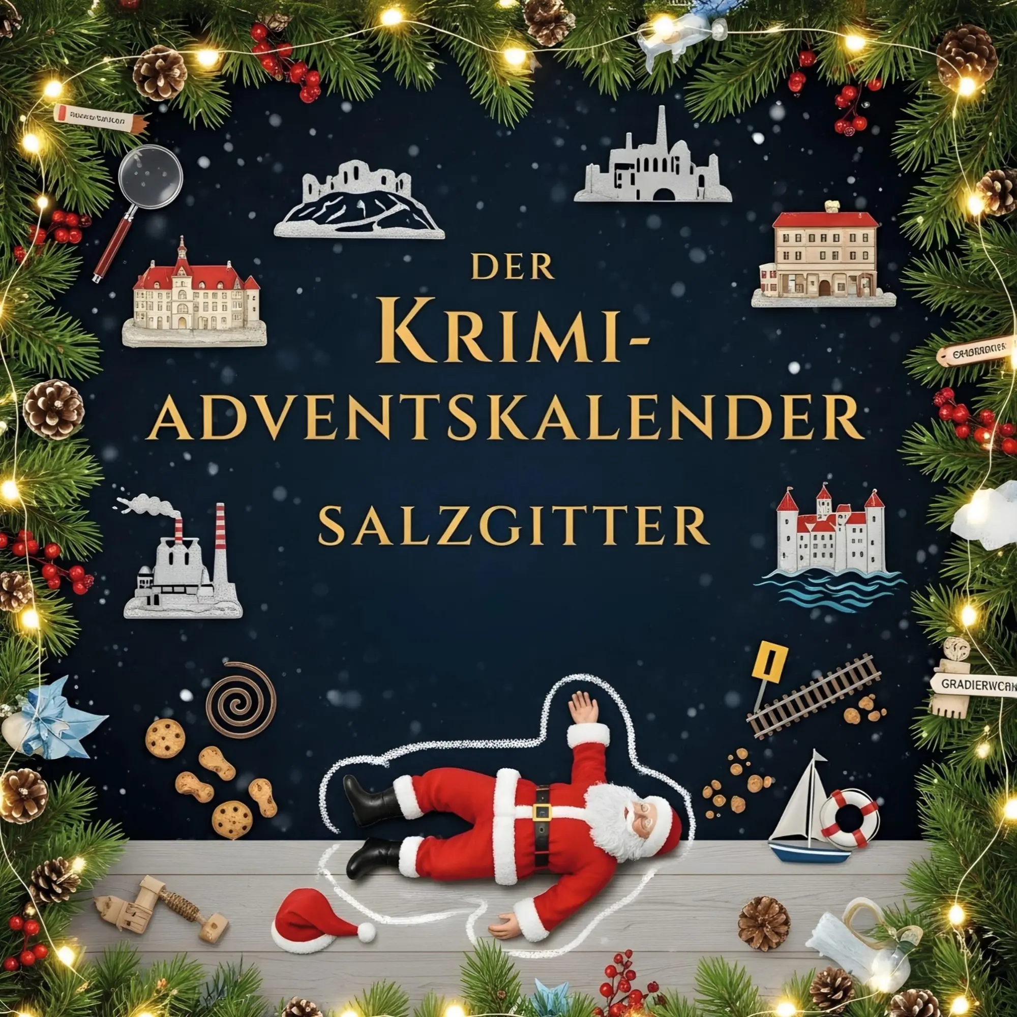 Cover: 9783695304585 | Der Krimi-Adventskalender Salzgitter | Mordsverdächtig in 24 Akten