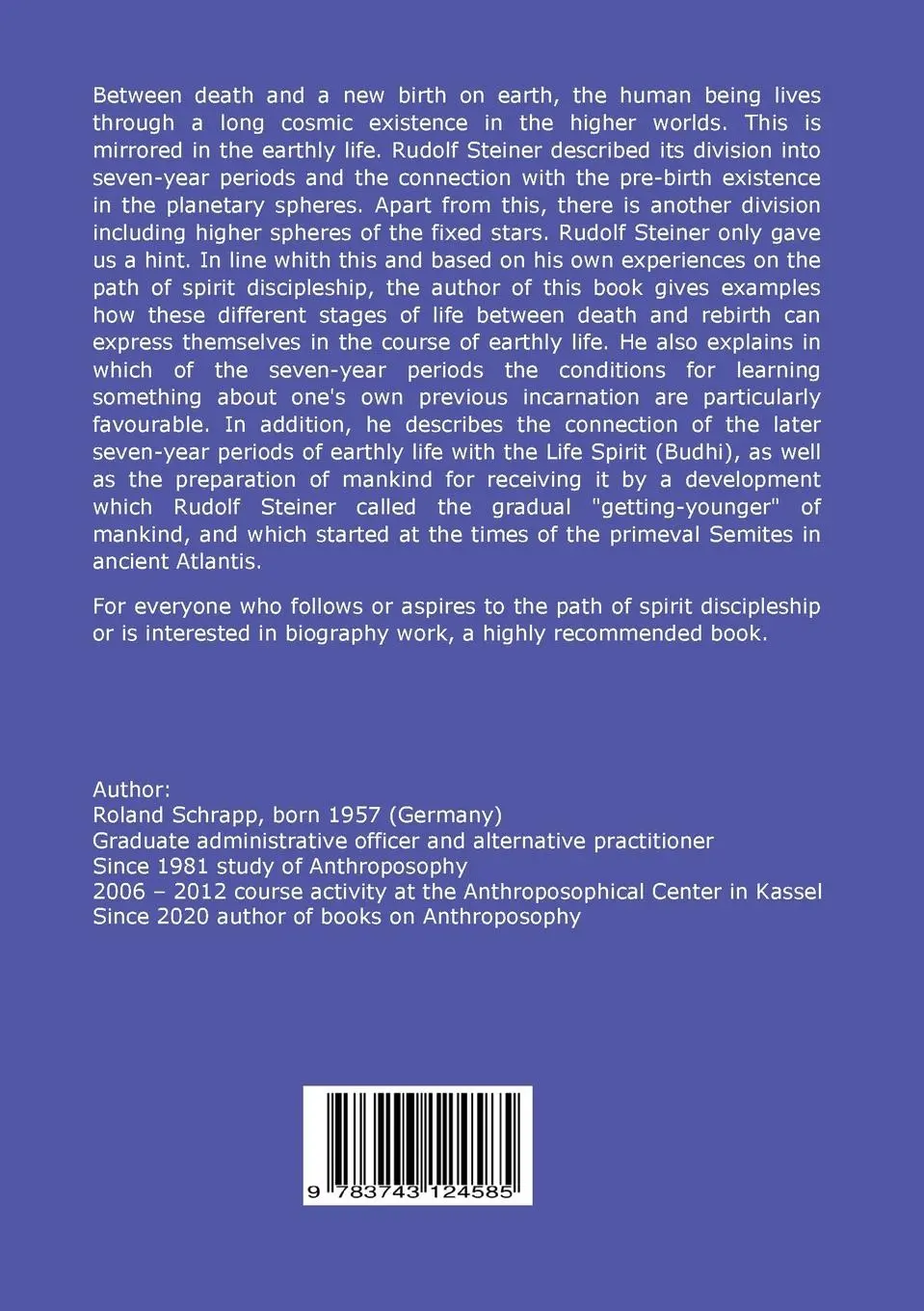 Rückseite: 9783743124585 | The Mirroring of Life before Birth in the Seven-Year Periods of...