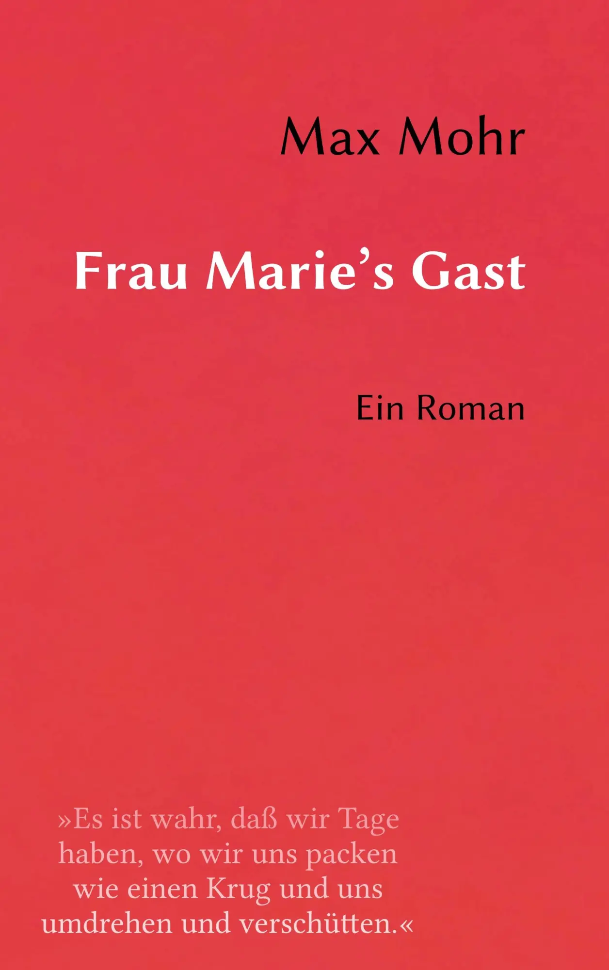Cover: 9783748174585 | Frau Marie's Gast | Max Mohr | Taschenbuch | Paperback | 112 S. | 2019