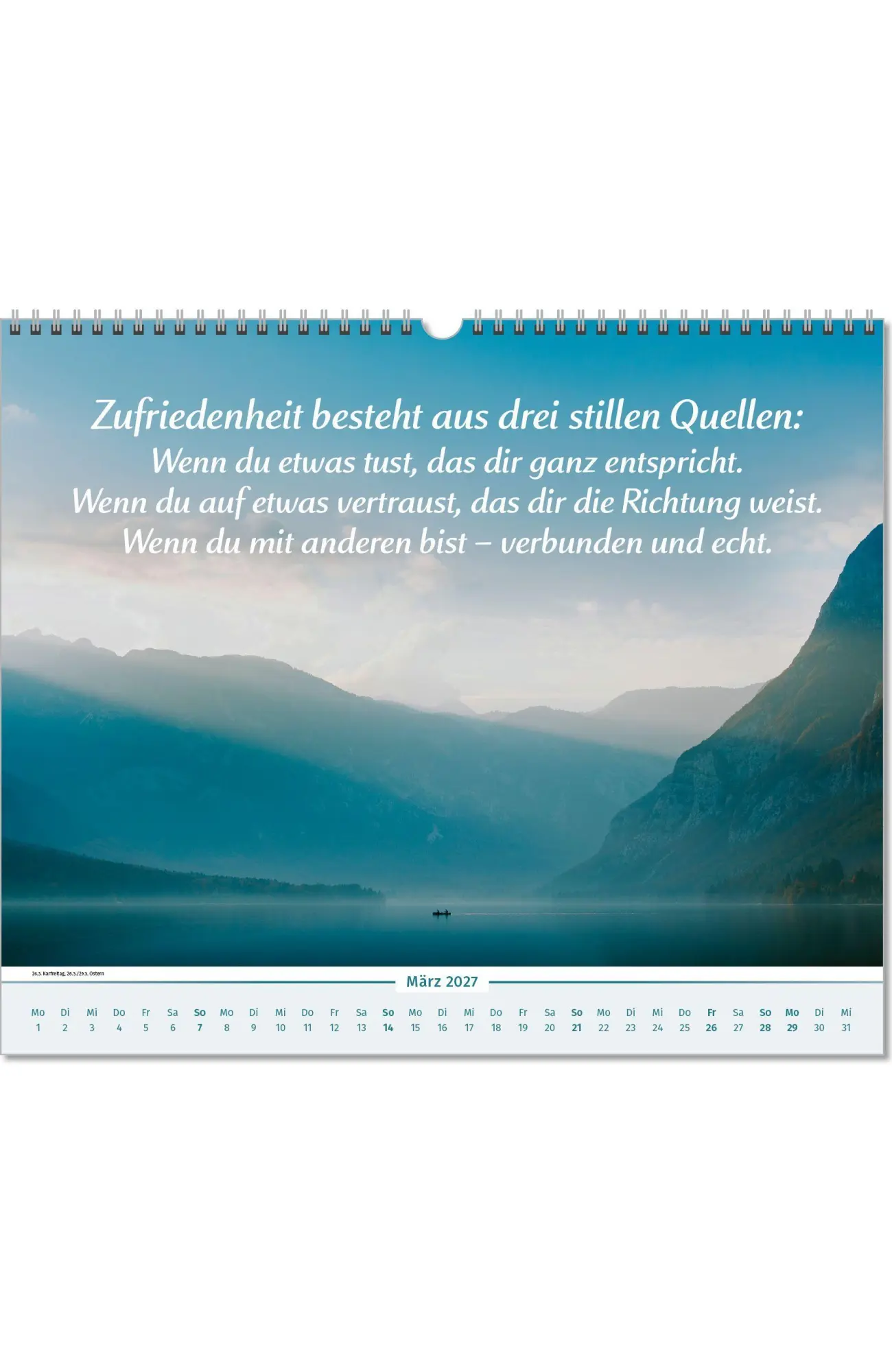 Bild: 9783910294585 | Der Lebensfreude-Inspirationen-Kalender 2027 | Doris Wolf (u. a.)