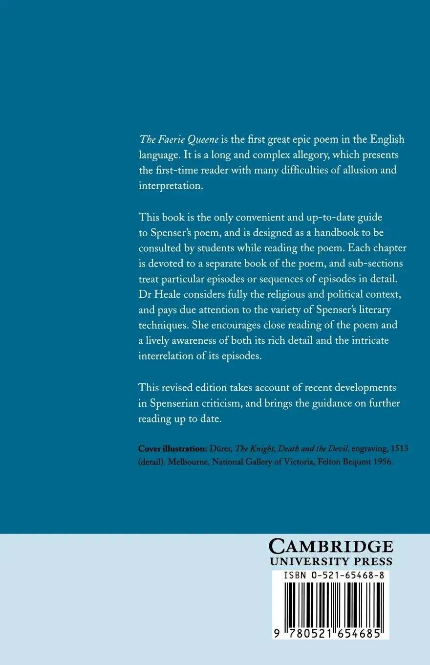 Rückseite: 9780521654685 | The Faerie Queene | A Reader's Guide | Elizabeth Heale (u. a.) | Buch
