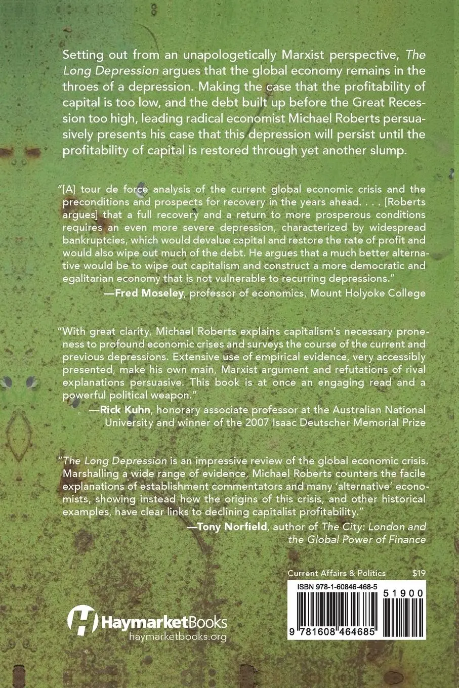Rückseite: 9781608464685 | The Long Depression | Marxism and the Global Crisis of Capitalism