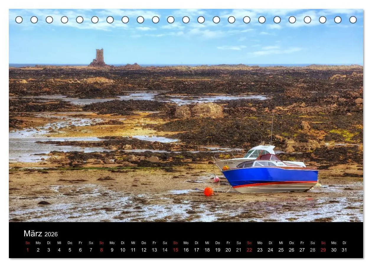Bild: 9783516194685 | Jersey &amp; Guernsey - britische Kanalinseln (Tischkalender 2026 DIN...