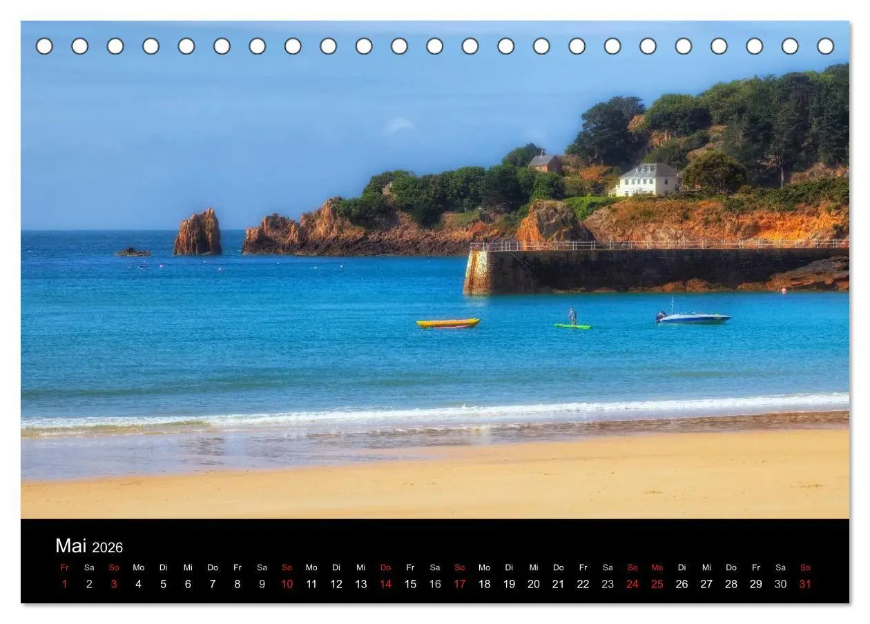 Bild: 9783516194685 | Jersey &amp; Guernsey - britische Kanalinseln (Tischkalender 2026 DIN...