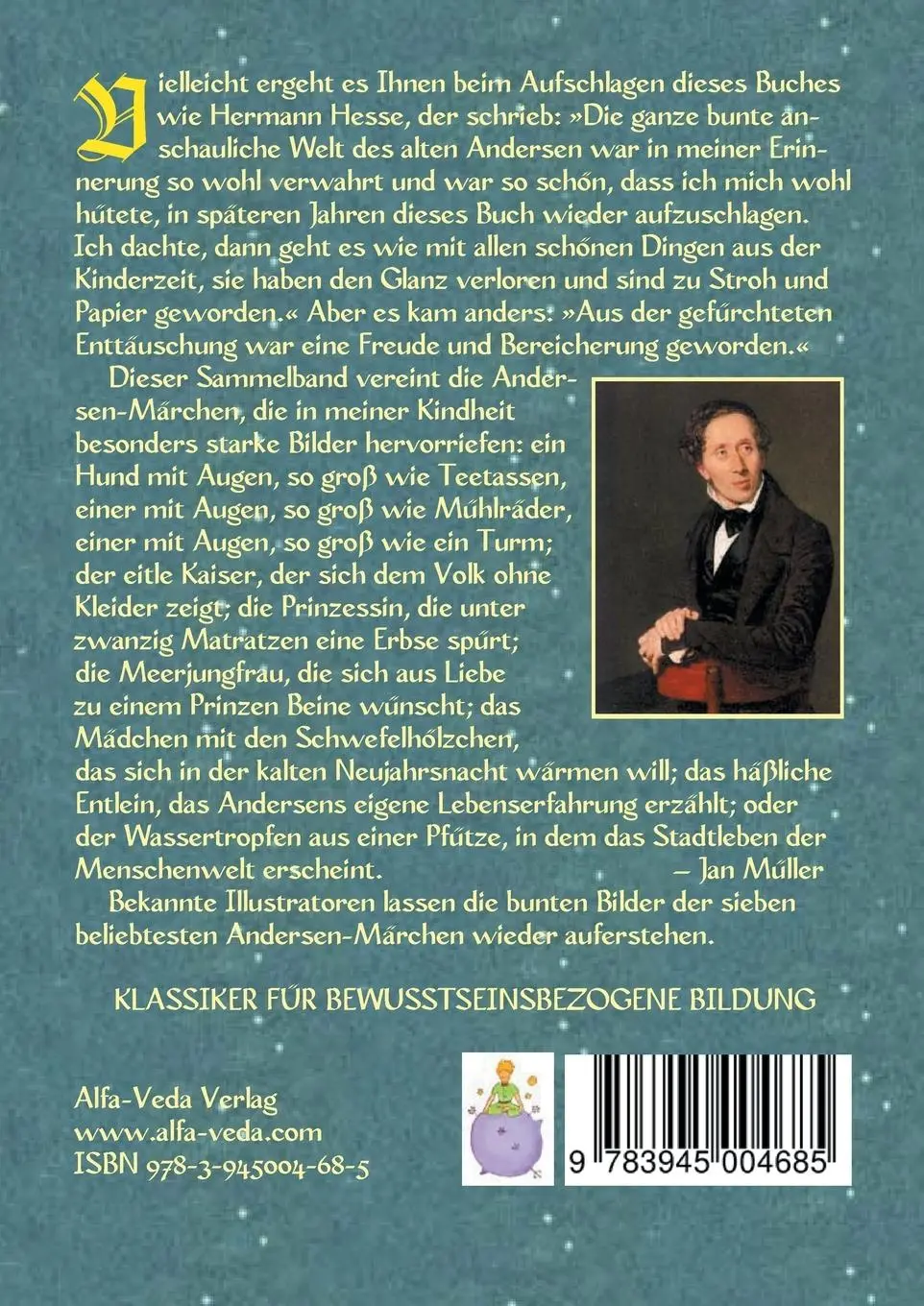 Rückseite: 9783945004685 | Sieben Märchen | Hans Christian Andersen | Taschenbuch | 72 S. | 2021