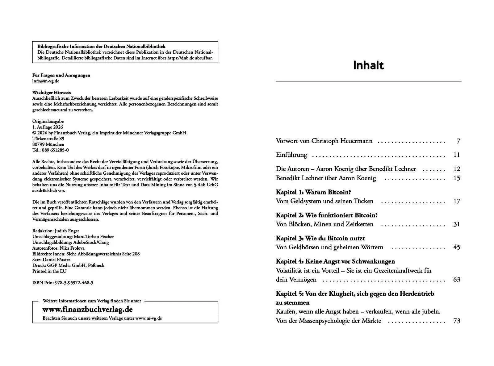 Bild: 9783959724685 | Mit Bitcoin zum Millionär | Aaron Koenig (u. a.) | Taschenbuch | 2026