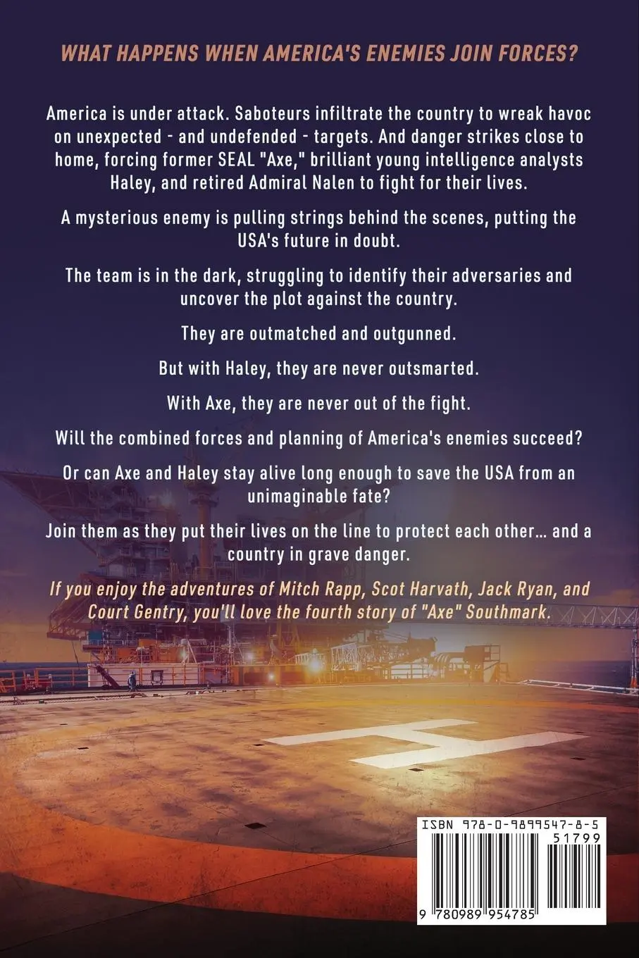 Rückseite: 9780989954785 | A Team of Four | An Unsanctioned Asset Thriller Book 4 | Brad Lee