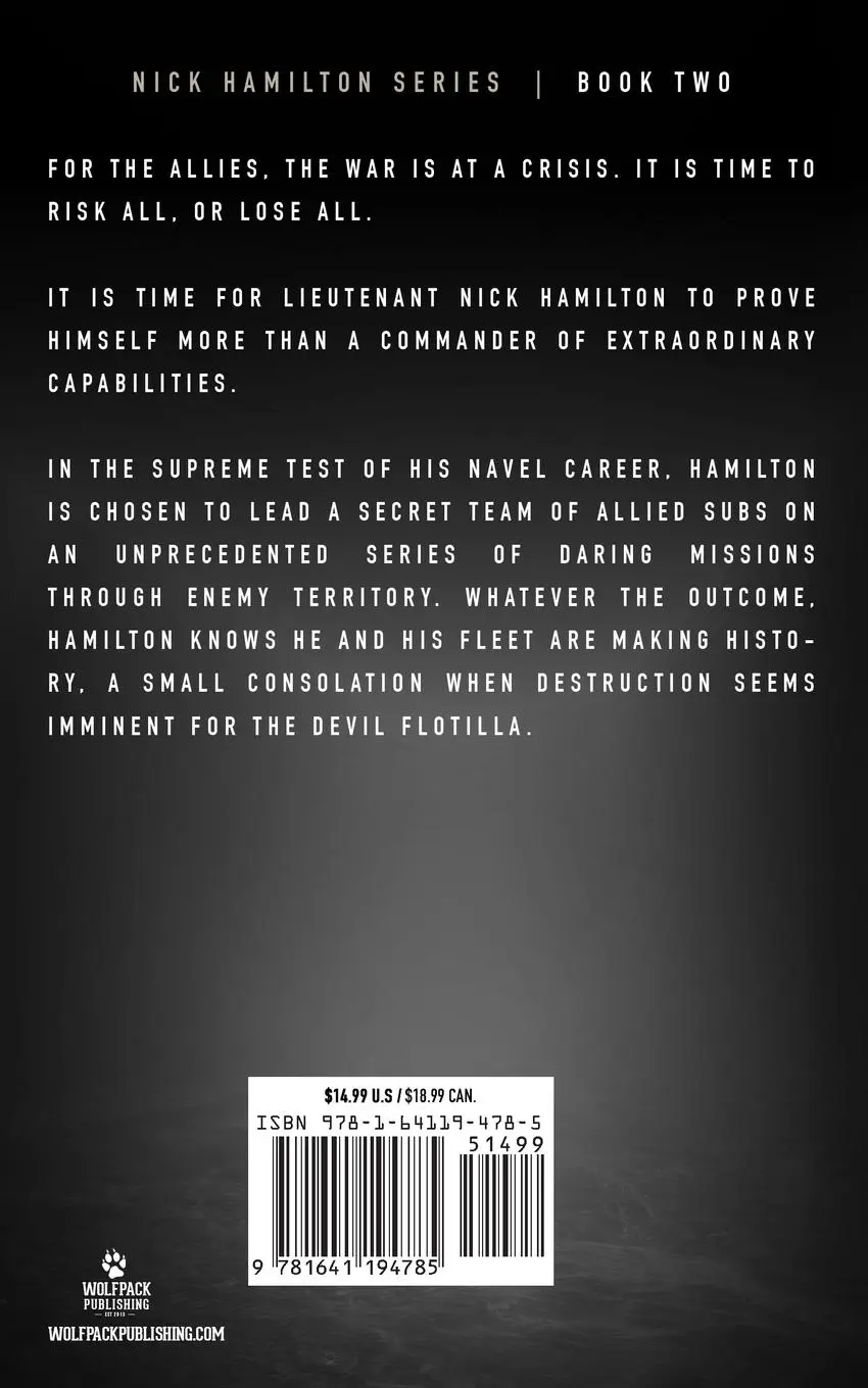 Rückseite: 9781641194785 | Devil Flotilla | Nick Hamilton Series | Edwyn Gray | Taschenbuch